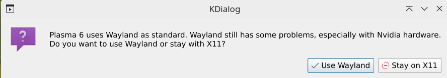 Wayland or X11?