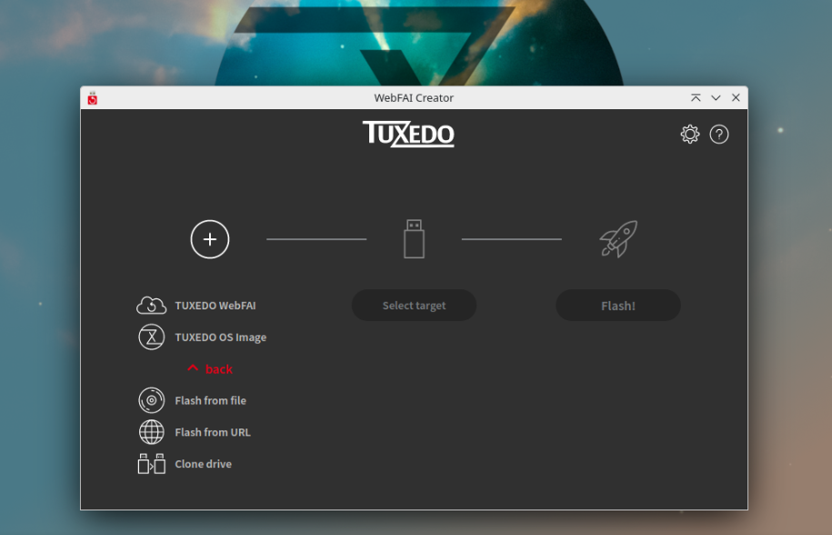 Click on TUXEDO OS Image for a boot stick with the TUXEDO operating system