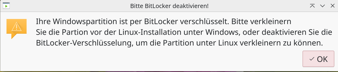 BitLocker aktiviert