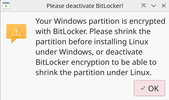 BitLocker activated