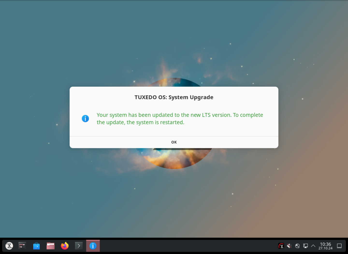 The upgrade to Ubuntu 24.04.1 as the new base was successful