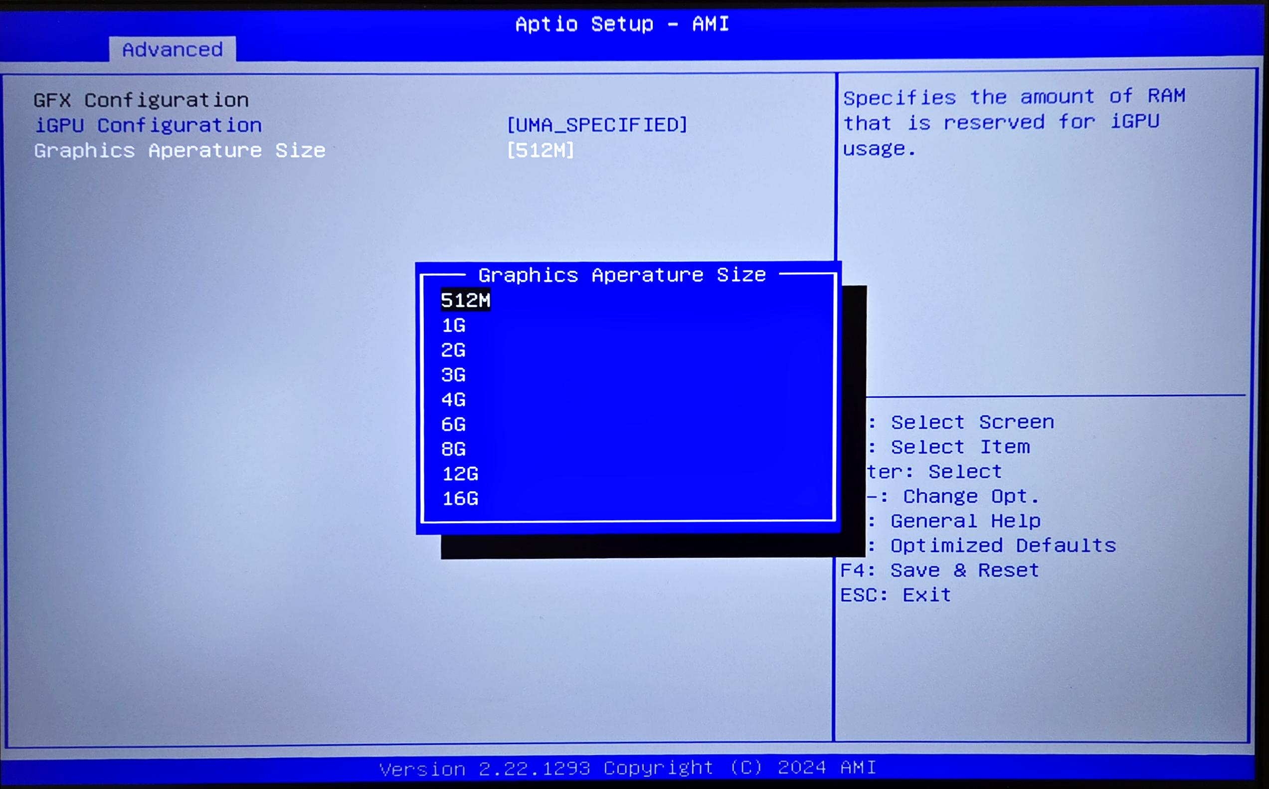 Too little VRAM can impair graphics performance, while too much reduces the available RAM.