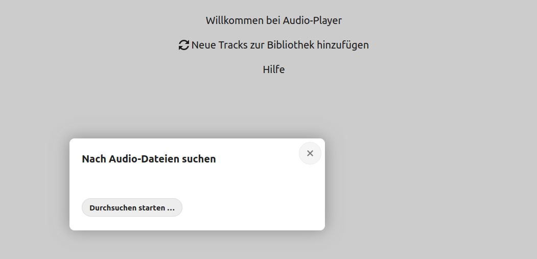 Die Audio-App sammelt alle Audio-Dateien in Ihrer Cloud